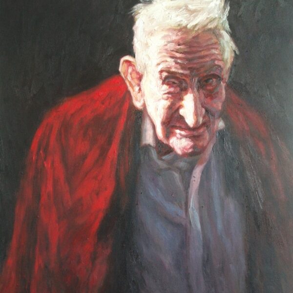 Rob Floyd Old Man with One Eye Portrait of Painters Grandfather 2015 600x600